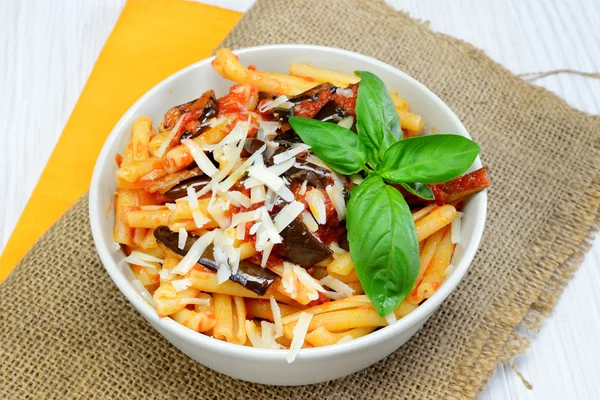 Pasta alla Norma — Stockfoto