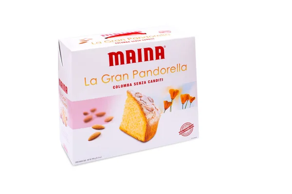 Неаполь Італія 2021 Colomba Easter Cake Tre Marie Pack Italian — стокове фото