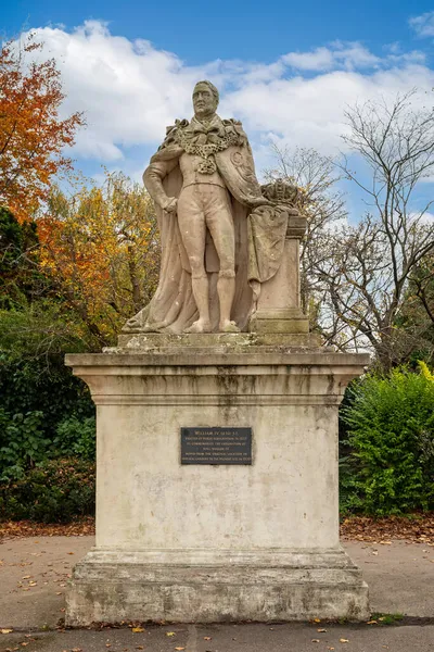 Vilmos Király Szobra Montpellier Gardens Cheltenham Gloucestershire Egyesült Királyság 2021 — Stock Fotó
