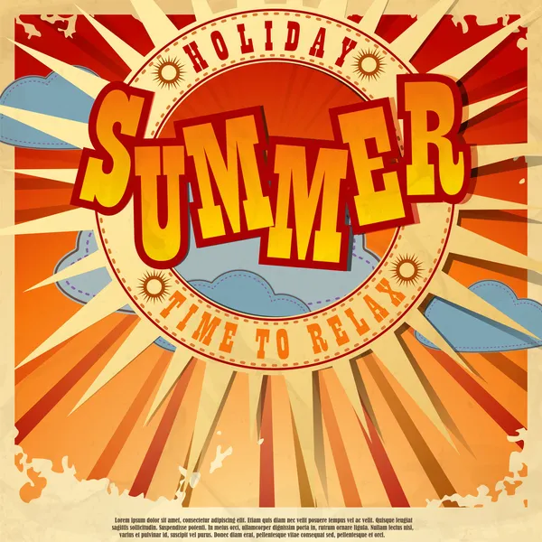 Summer background. — Stock Vector