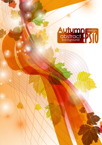 Astratto sfondo autunno. — Vettoriale Stock