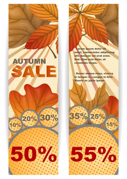 Autumn sale. — Stock Vector