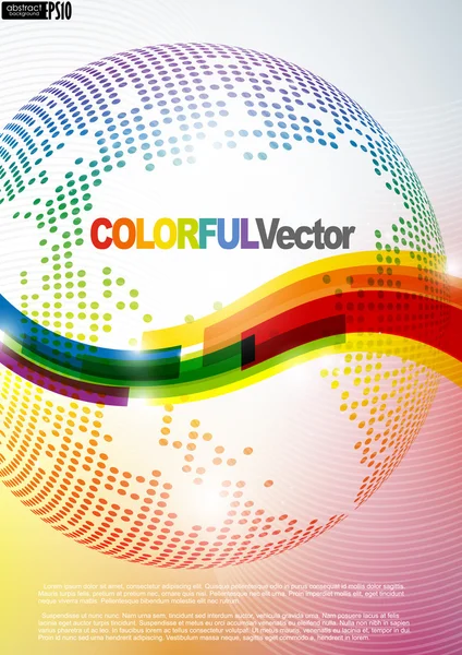 Abstract kleurrijke achtergrond. — Stockvector