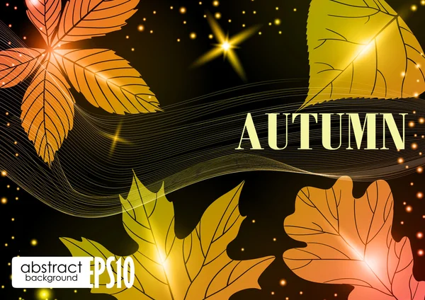 Abstract autumn background. — Stock Vector