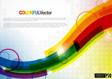 Soyut renkli arkaplan.