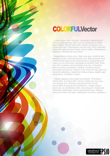 Fondo colorido abstracto. — Vector de stock