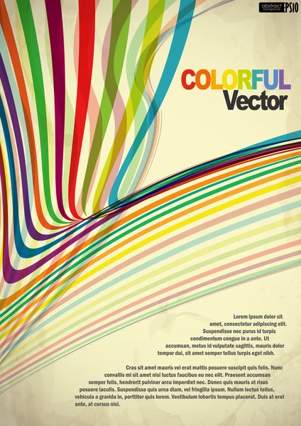 Fondo colorido abstracto. — Archivo Imágenes Vectoriales