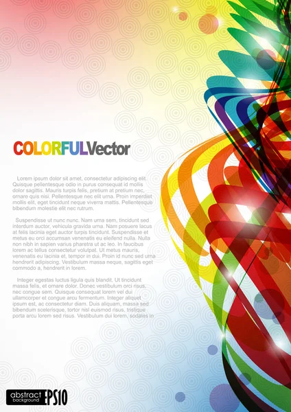 Анотація барвистий фон . — стоковий вектор