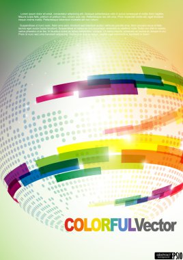 Soyut renkli arkaplan.