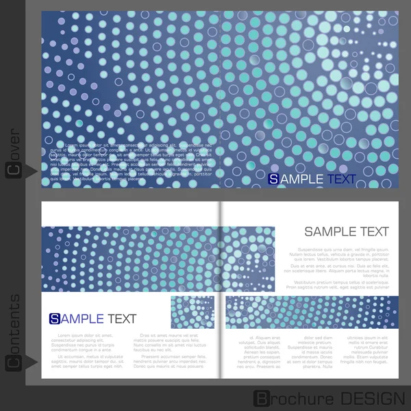 Brochure design template. — Stock Vector