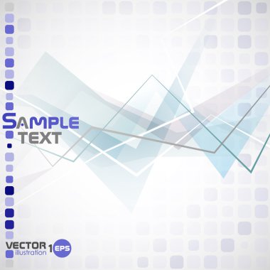 zarif geometrik mavi arka plan.