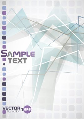 zarif geometrik mavi arka plan.