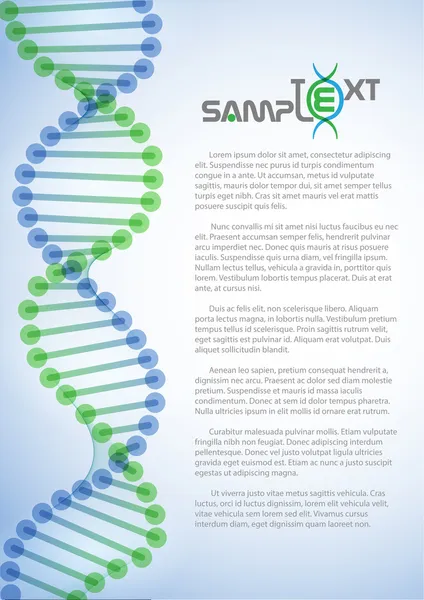 DNA-molecule. — Stockvector