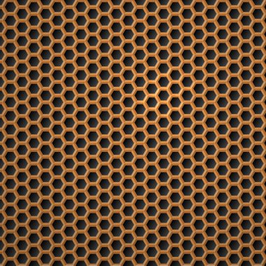 Altıgen metal arka plan.