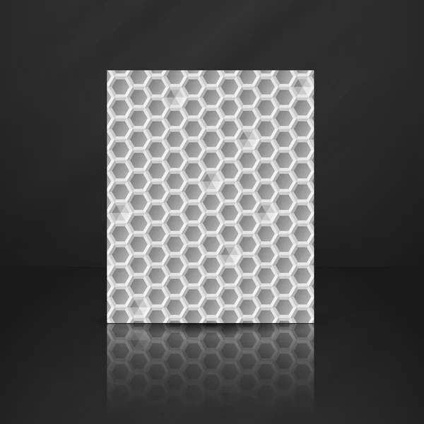 Textura geométrica blanca . — Vector de stock