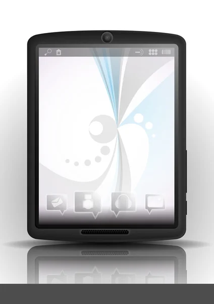 Tablet pc & mobiele telefoon. — Stockvector