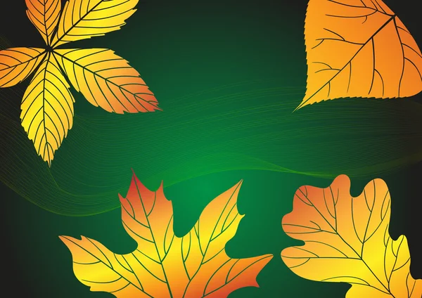 Fondo abstracto de otoño. — Vector de stock