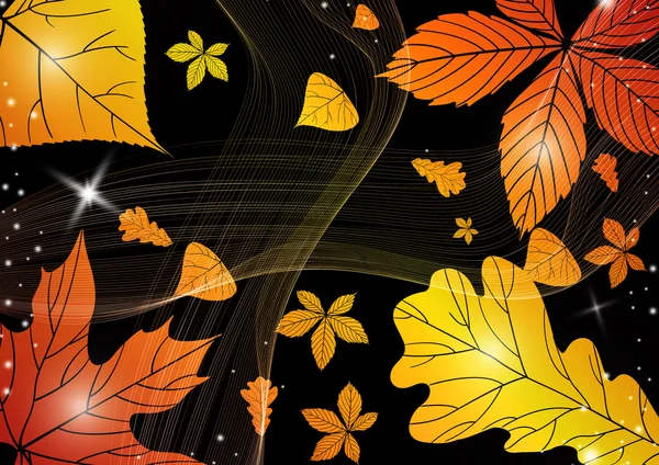 Abstract Autumn Background. — Stock Vector