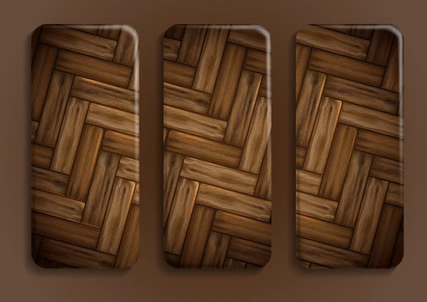 Banner de textura de madera . — Vector de stock