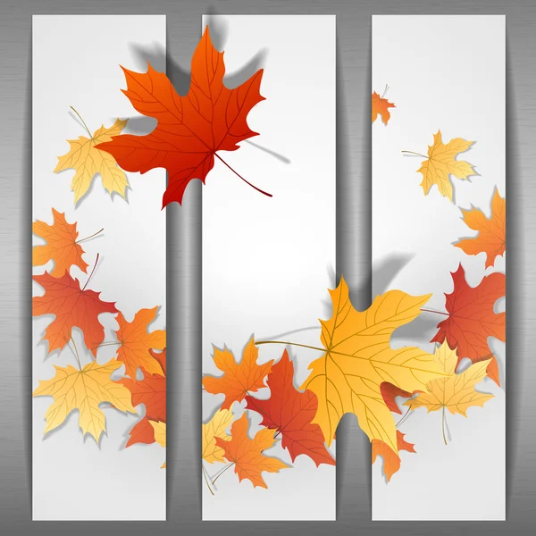Podzim opustí pozadí. — Stockový vektor