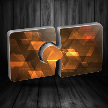 Modern bulmaca şablonu.