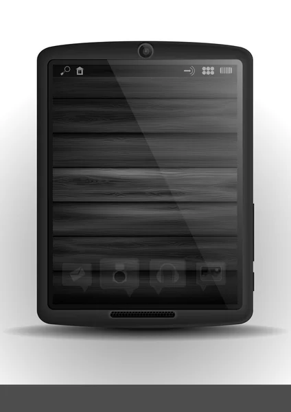 Tablet pc & mobiele telefoon. — Stockvector