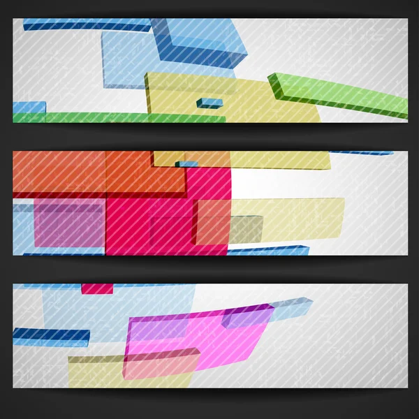 Abstracte rechthoek banner. — Stockvector