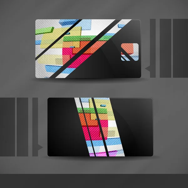 Diseño de tarjetas de visita. — Vector de stock