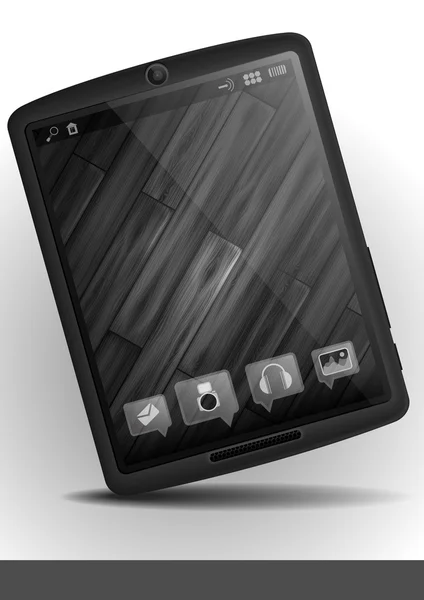 Tablet pc & mobiele telefoon. — Stockvector