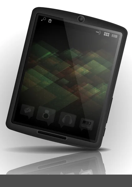 Tablet pc & mobiele telefoon. — Stockvector