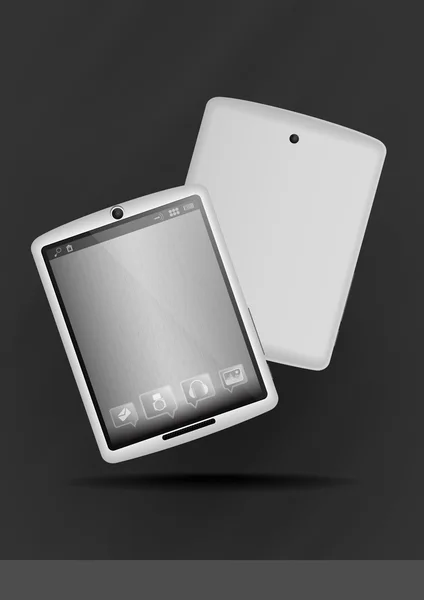 Tablet PC y teléfono móvil . — Vector de stock