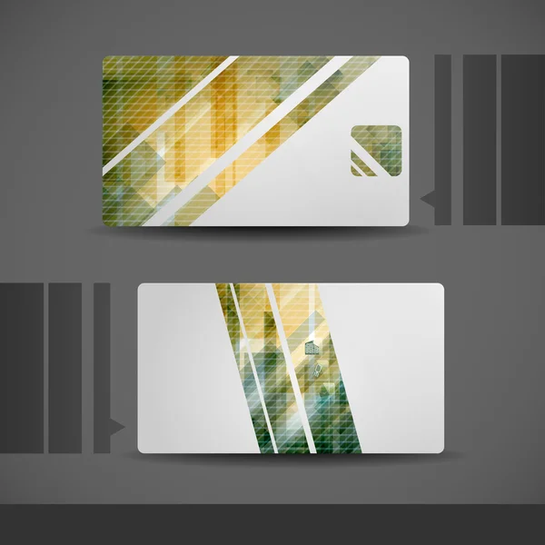 Diseño de tarjetas de visita — Archivo Imágenes Vectoriales