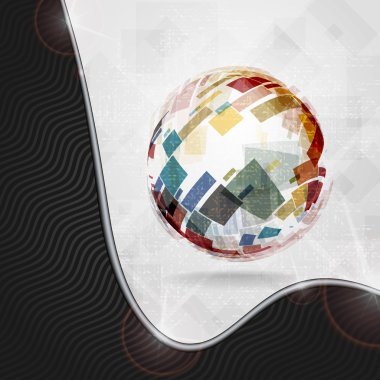 Renkli dünya tasarımı.