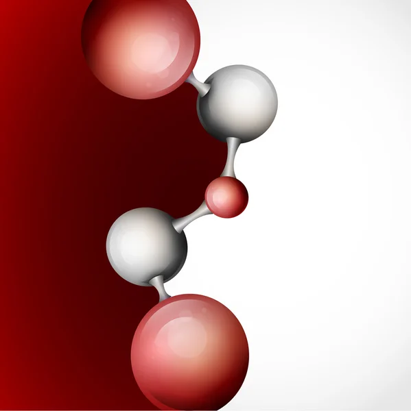 3d Molecule Background. — Stock Vector