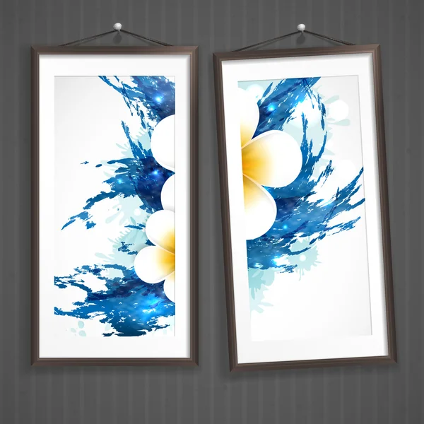 Two Frames Of Picture — Stock Vector