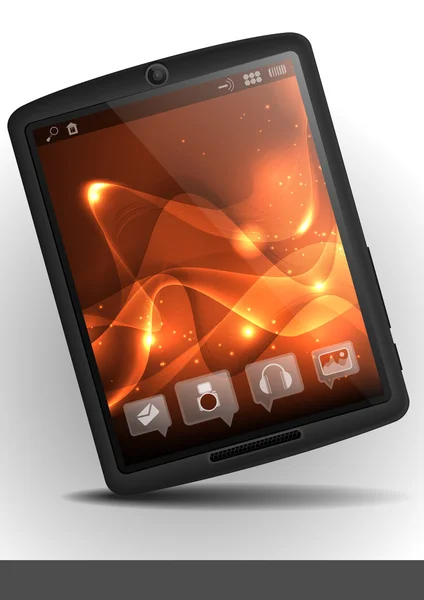 Komputer tablet stylowe. — Wektor stockowy