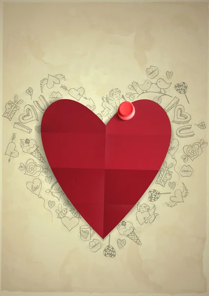 San Valentín Símbolo del Día . — Vector de stock