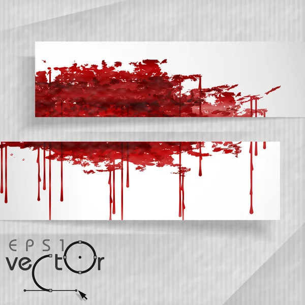 Banners abstratos com lugar para o seu texto . — Vetor de Stock