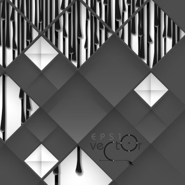 Soyut 3B Geometrik Tasarım.