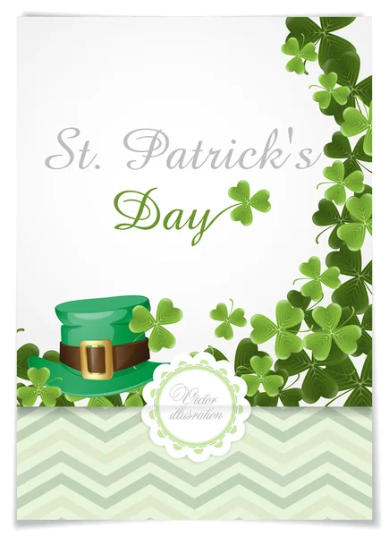 St. Patrick's Day Background — Stock Vector