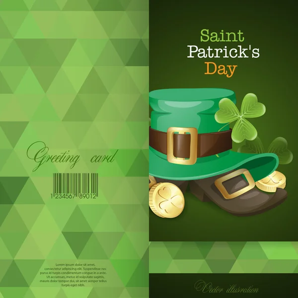 St. Patrick dag bakgrund — Stock vektor