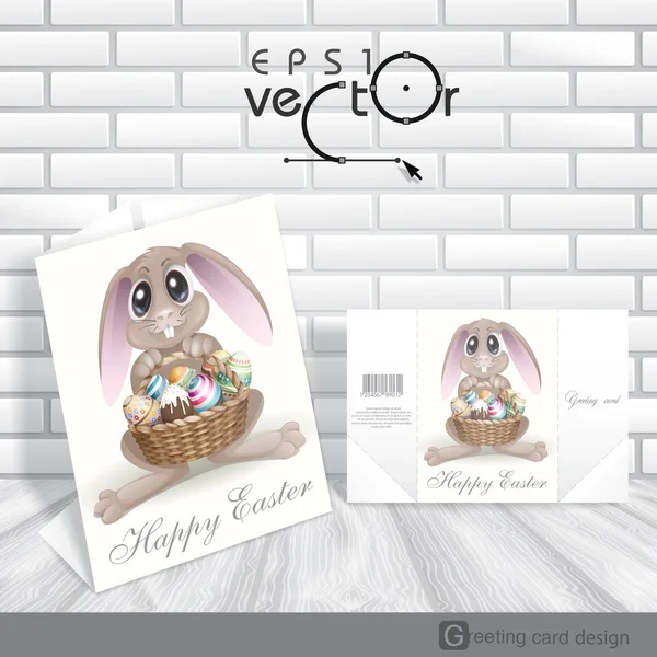 Feliz Pascua fondo. — Vector de stock