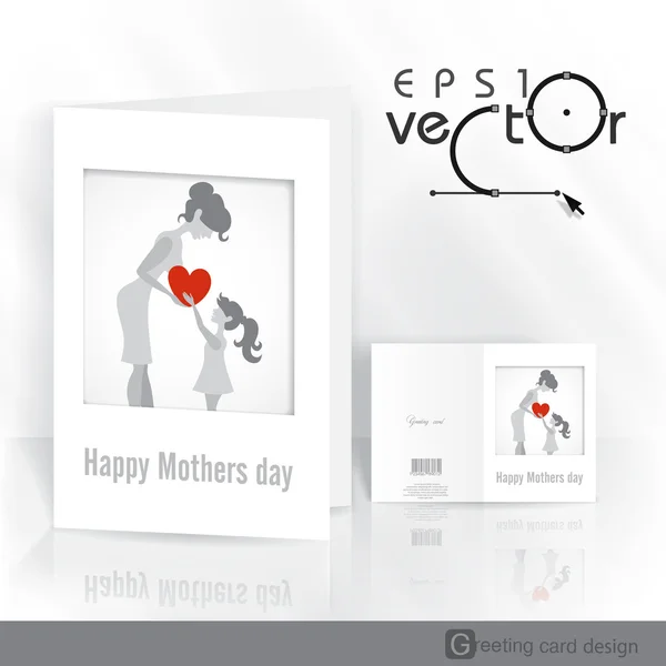 Happy Mothers Day. — Stock Vector