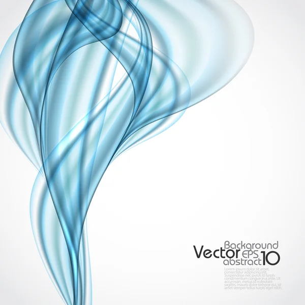 Abstract Blue Wavy Background. — Stock Vector