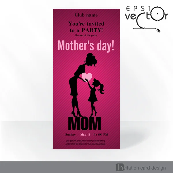 Feliz Dia das Mães . —  Vetores de Stock