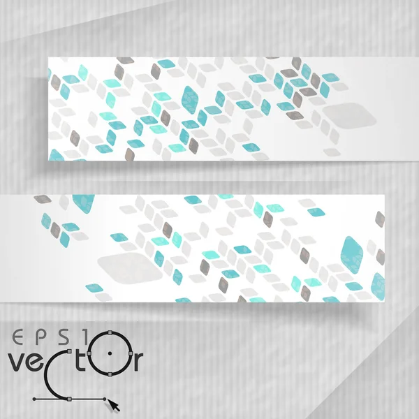 Abstract Banners With Place For Your Text — Stock Vector