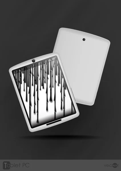 Tablet ordenador y teléfono móvil — Vector de stock