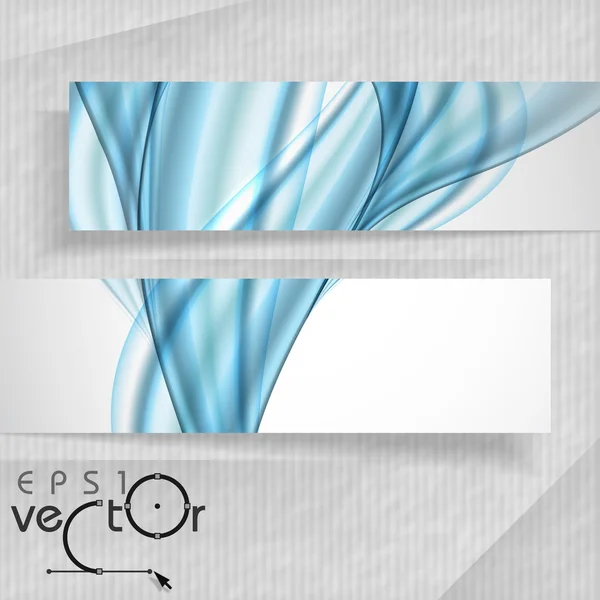 Banners abstratos com lugar para o seu texto — Vetor de Stock