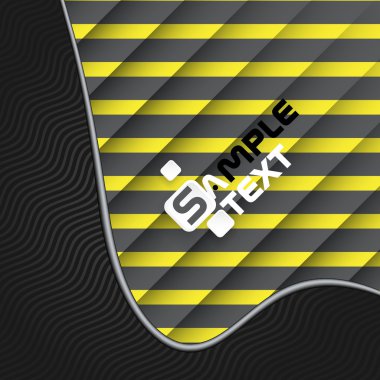 siyah ve sarı çizgili arkaplan.