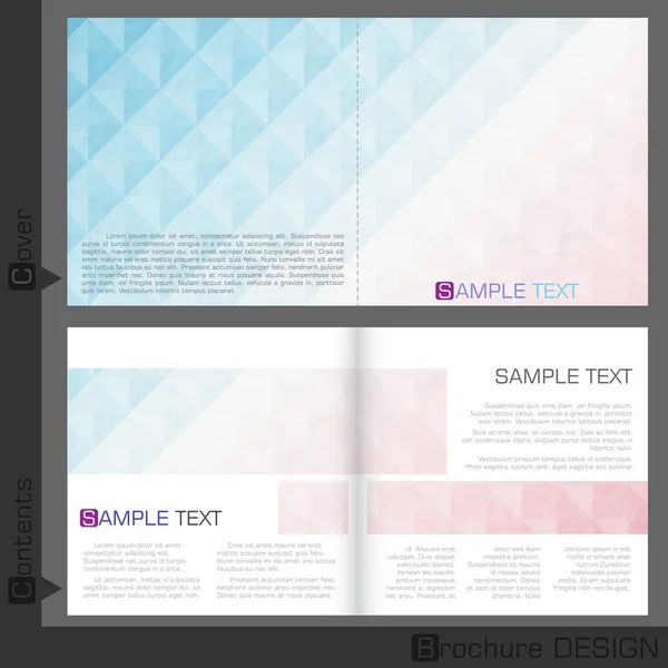 Brochure Template Design — Stock Vector